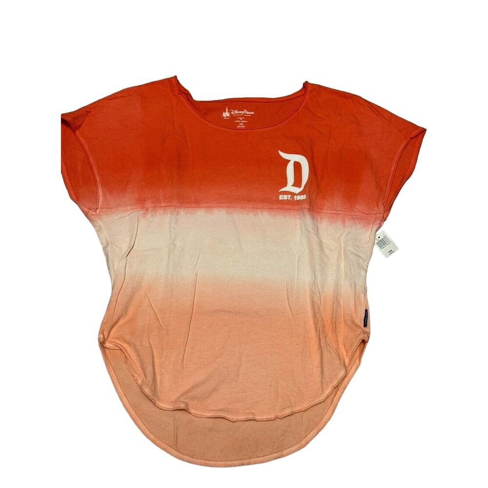 Disney Parks Disneyland Orange Ombre Spirit Jersey Size Extra Small